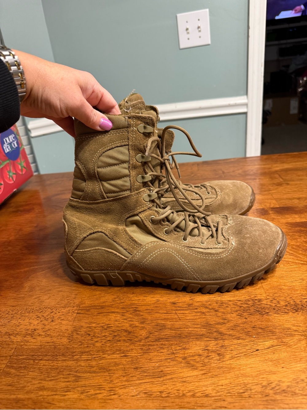 Belleville Sabre C333 Hot Weather Hybrid Assault Boots Coyote Brown 11R AR 670-1